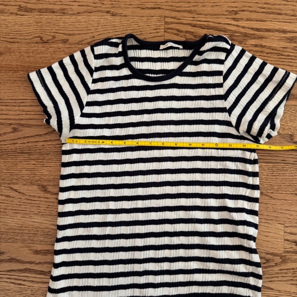 Dôen Vivi Tee in Navy Nantucket Stripe - Picture 4 of 6